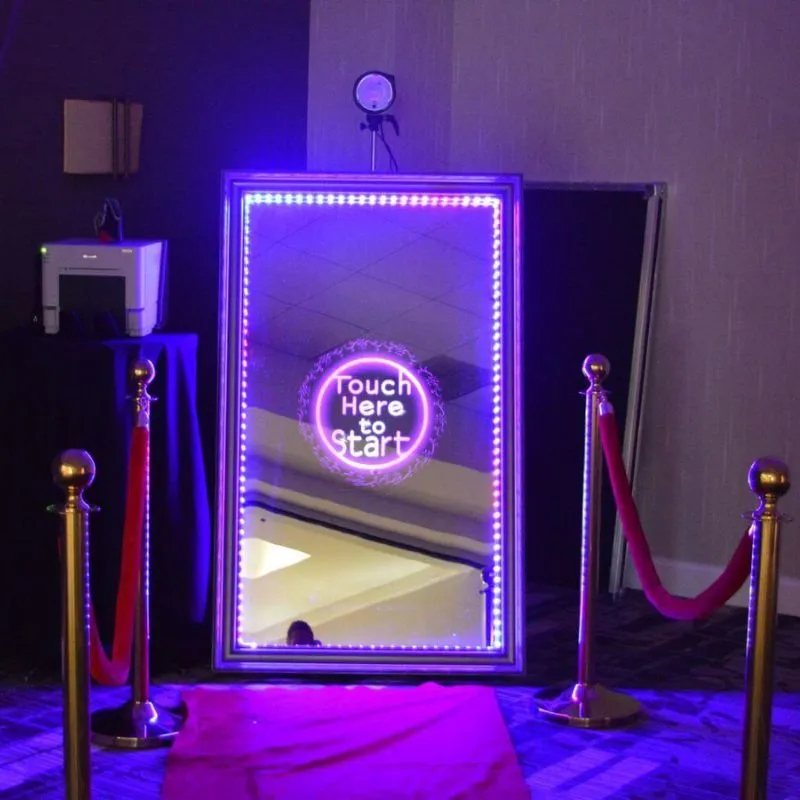 Event mirror photo booth rental in UAE