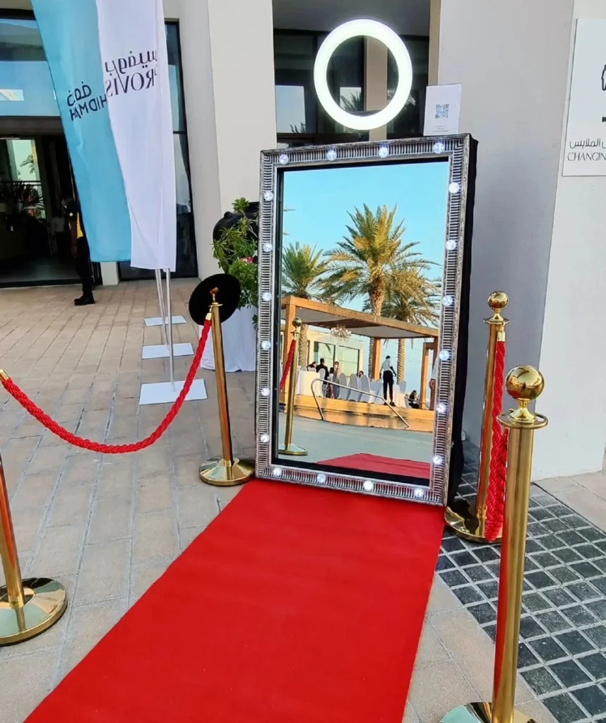 Mirror Photo Booth Rental service Dubai UAE